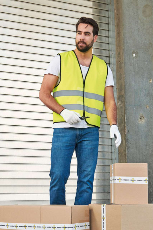 KXVW SIKKERHETSVEST "WOLFSBURG" - SVART HEM