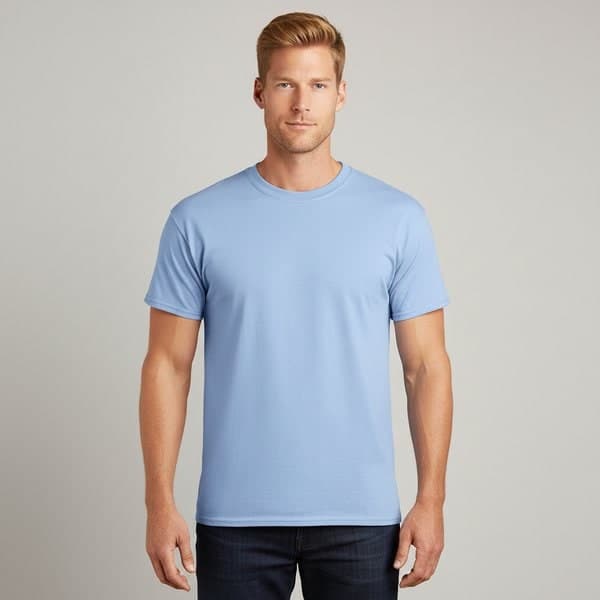 Gildan 2000 - Hvit - Ultra 100% bomulls-T-skjorte for menn